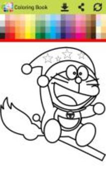 Coloring Game for dorae游戲截圖3