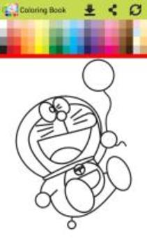 Coloring Game for dorae游戲截圖5