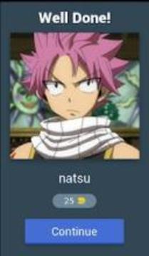 Fairy Tail Characters Quiz游戲截圖5