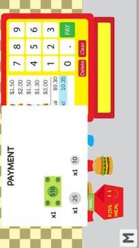 Kids Burger Cash Register Free游戲截圖2