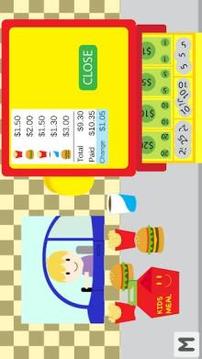 Kids Burger Cash Register Free游戲截圖5