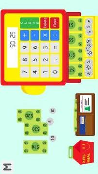 Kids Burger Cash Register Free游戲截圖1