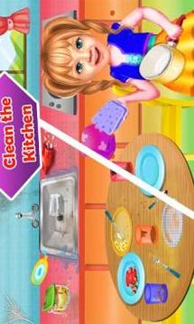Sweet Baby Girl Cleaning Games 2018: House Cleanup游戲截圖4