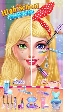 School Makeup Salon游戲截圖3
