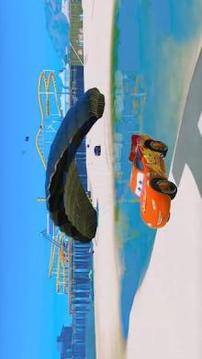 Super Hero Cars Lightning Mcqueen Car Racing Games游戲截圖4
