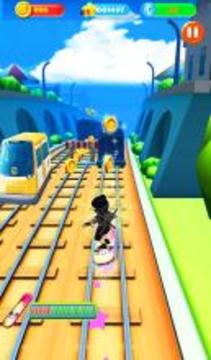 Ninja Subway Surf: Rush Run In City Rail游戲截圖1