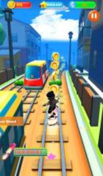 Ninja Subway Surf: Rush Run In City Rail游戲截圖3