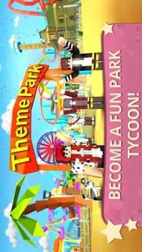 My Theme Park: RollerCoaster & Water Park Tycoon游戲截圖1