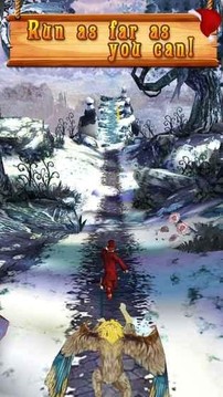 雪地逃亡游戲截圖2
