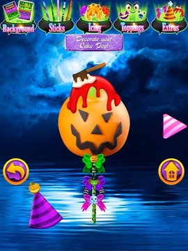 Cake Pops Halloween Kids FREE游戲截圖3