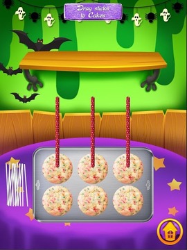 Cake Pops Halloween Kids FREE游戲截圖4