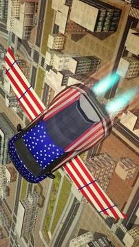 Free Flying Racing Car Driving游戲截圖1