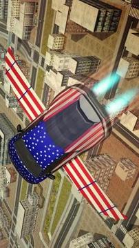 Free Flying Racing Car Driving游戲截圖4