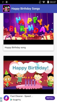 生日快樂歌曲和免費(fèi)音樂問候！生日祝福音樂和祝福游戲截圖4