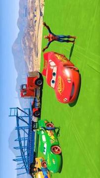 Superheroes Fast Highway Racing Challenges游戲截圖4