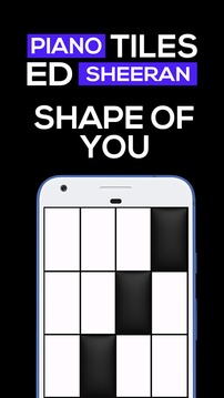 Piano Tiles Ed Sheeran Shape of You游戲截圖3