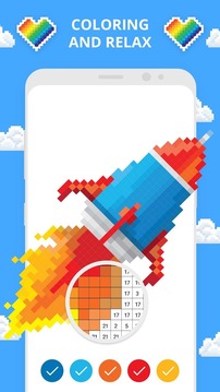 Pixel Art Sandbox Color by Number游戏截图4