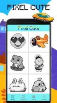 Color by Number: Cute Pixel Art游戲截圖5