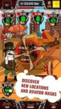 Aviator Incredible Adventure - Clicker游戲截圖1