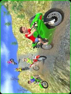 Kids Offroad Motorbike Racing Driver游戲截圖3