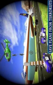 US Airplane Hijack Survival: Secret Agent FPS Game游戲截圖3