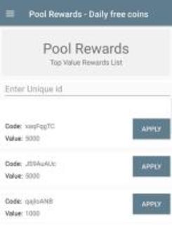 Pool Rewards - Daily Free Coins游戲截圖2