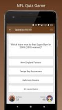 NFL Fan Quiz游戲截圖1