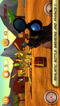 Bottle Shooting Expert - Sniper Shooting Games游戲截圖3