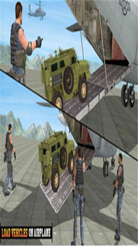 軍隊(duì)卡車(chē)汽油運(yùn)輸游戲截圖1