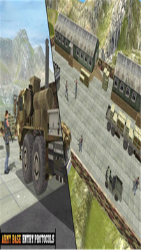 軍隊(duì)卡車(chē)汽油運(yùn)輸游戲截圖3