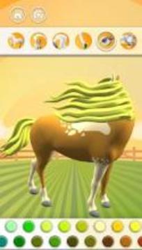 Horse Coloring Book 3D游戲截圖1