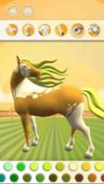 Horse Coloring Book 3D游戲截圖2