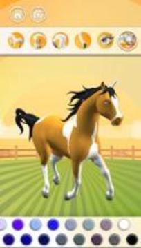 Horse Coloring Book 3D游戲截圖3