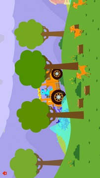Dinosaur Farm Free - Tractor游戲截圖4