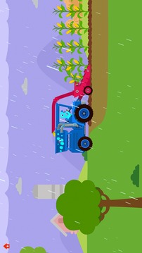 Dinosaur Farm Free - Tractor游戲截圖3