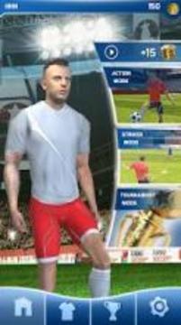 Turbo Soccer ?? Free Kick Football Action Game游戲截圖5