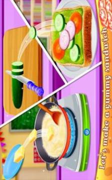School Lunchbox Food Maker - Cooking Game游戲截圖2