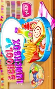 School Lunchbox Food Maker - Cooking Game游戲截圖4