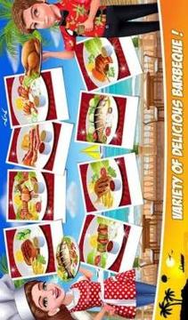 Super Chef Beach Bbq Kitchen Story Cooking Games游戲截圖2
