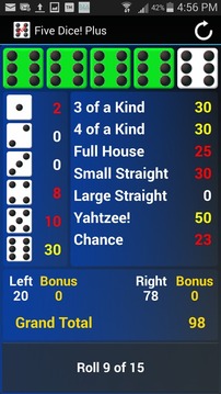 Yahtzee! Plus Free游戲截圖1