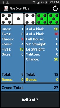 Yahtzee! Plus Free游戲截圖3