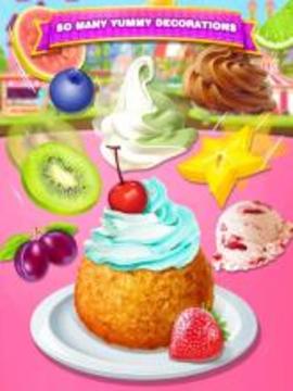 Deep Fried Ice Cream - Carnival Street Food Maker游戲截圖3