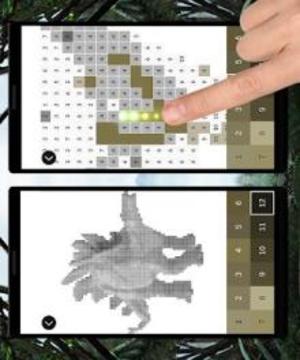 Jurassic Dinosaur Pixel Art: Color Pixel by Number游戲截圖3