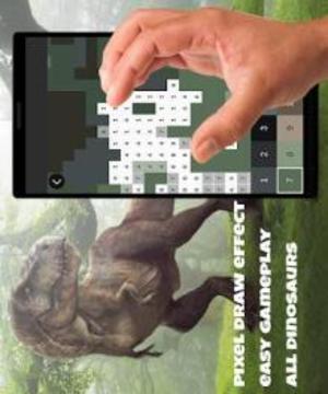 Jurassic Dinosaur Pixel Art: Color Pixel by Number游戲截圖1