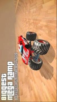 Biggest Mega Ramp Extreme Monster Stunt Car游戲截圖1