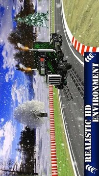 冰雪卡車漂移駕駛游戲截圖4