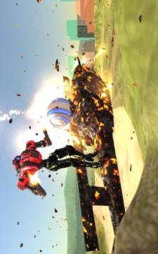 Flying Robot Ball Simulator:Flight Drive Game 2019游戲截圖3