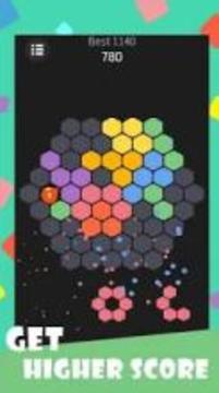 蜂巢消除 - 經(jīng)典六邊形消除消磨時間利器游戲截圖3
