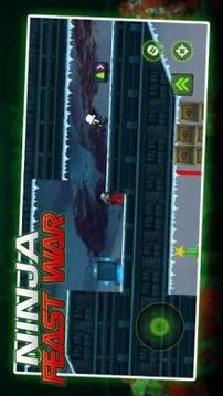 Ninja Toy Shooter - Ninja Go Feast Wars Warrior游戲截圖3