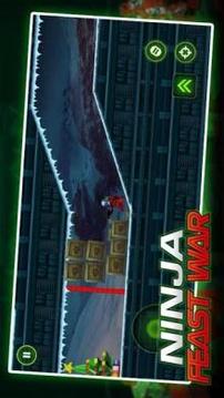 Ninja Toy Shooter - Ninja Go Feast Wars Warrior游戲截圖2